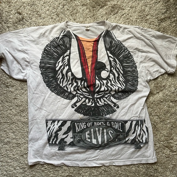 Elvis king of rock n roll vintage t shirt - Picture 1 of 4